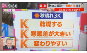 秋晴れ3Kの内容